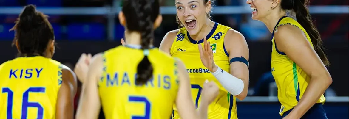 Mundial de vôlei: Brasil bate Porto Rico e fecha 1ª fase na liderança
